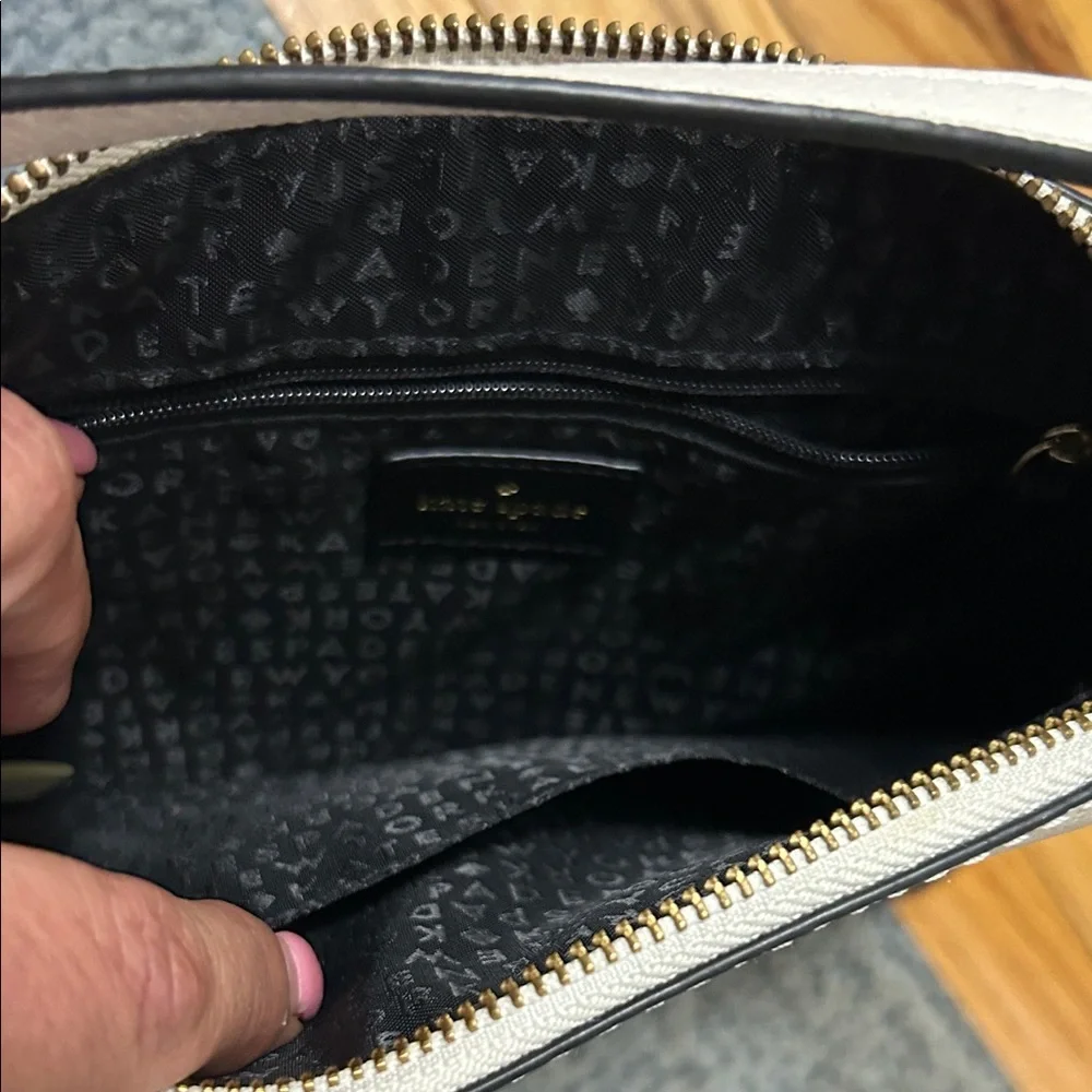Kate Spade Black and Cream Crossbody Bag - Picture 3 of 3